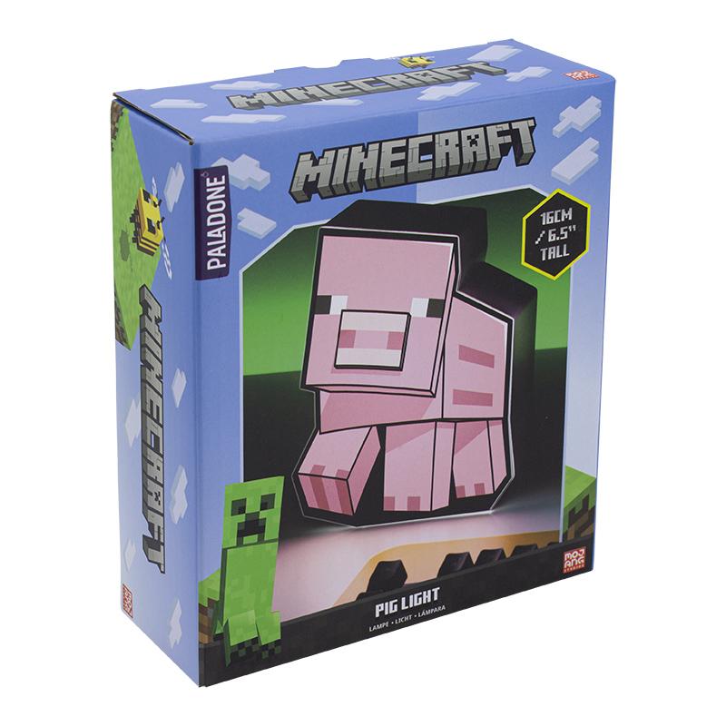 Minecraft Pig Box Light (16 cm) - Ajándéktárgyak Lámpa