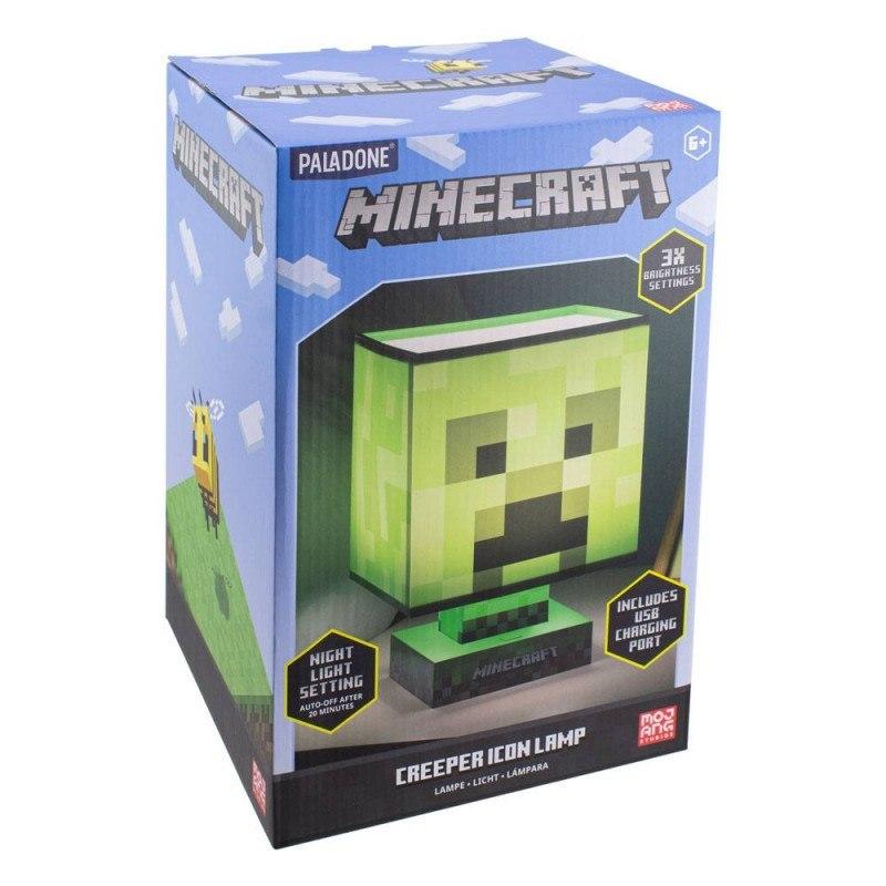 Minecraft Creeper Lamp and USB Charger (26 cm)