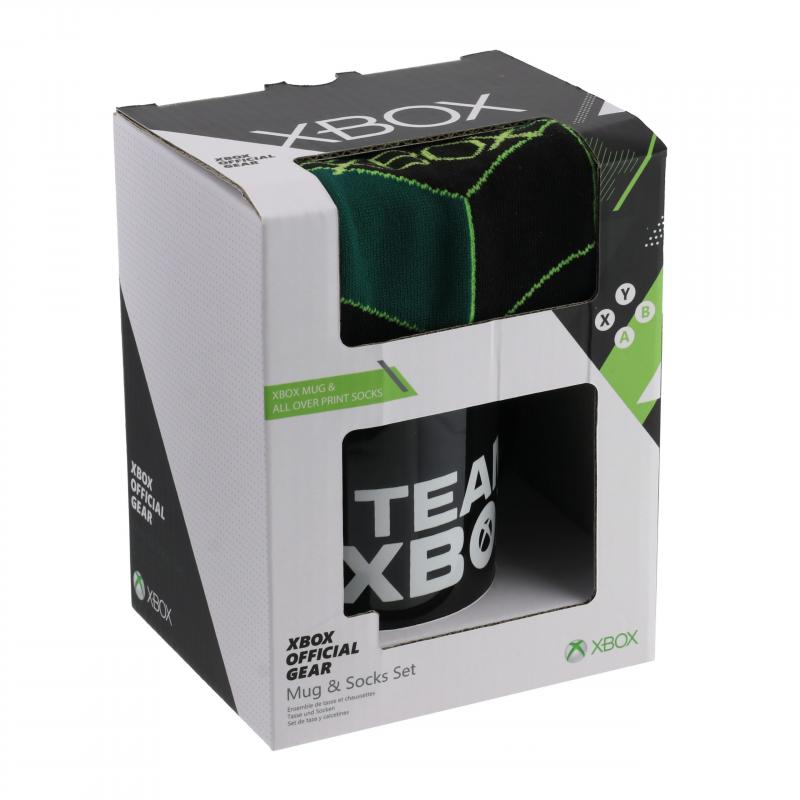 Xbox ceramic mug and sock gift set