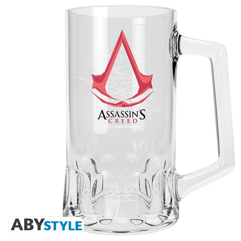ASSASSINS CREED - glass tankard - Crest