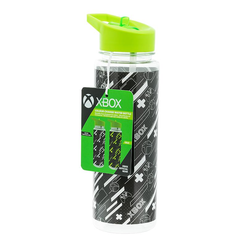 Xbox Colour Change Water Bottle with a straw