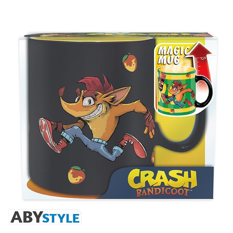 Crash Bandicoot heat change mug 460 ml Nitro - Ajándéktárgyak Bögre