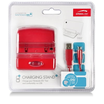 Nintendo DSi Charging Stand (piros) - Nintendo DS Kiegészítők