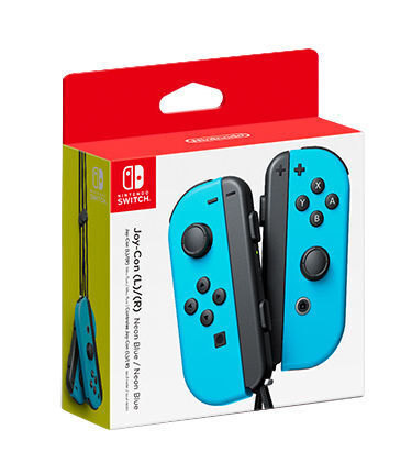Nintendo Switch Joy-Con Neon Blue (Duo Pack) - Nintendo Switch Kontrollerek