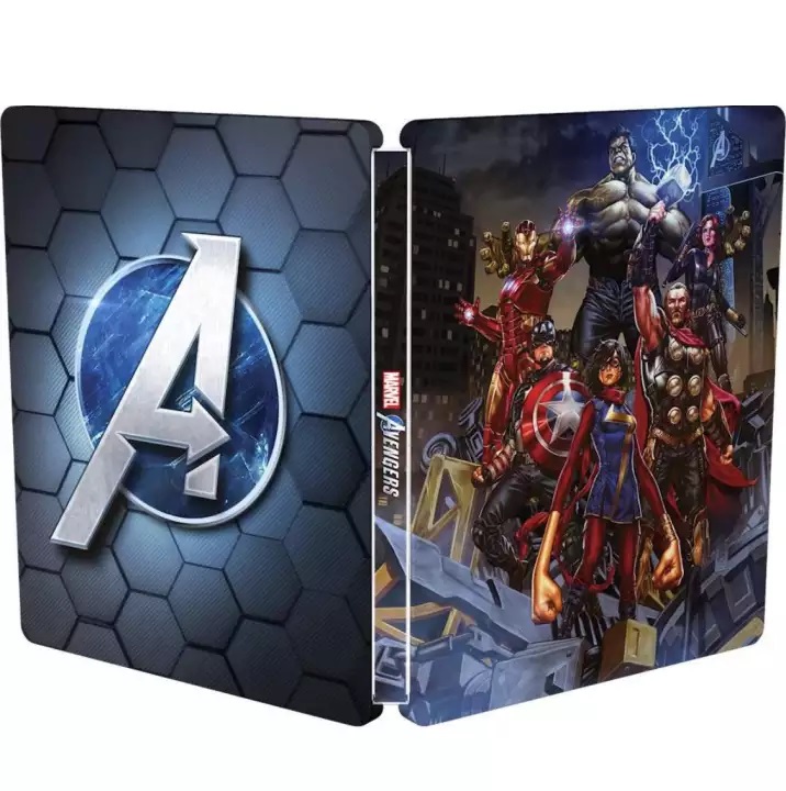Marvels Avengers Steelbook (Horpadt, karcos) - PlayStation 4 Játékok
