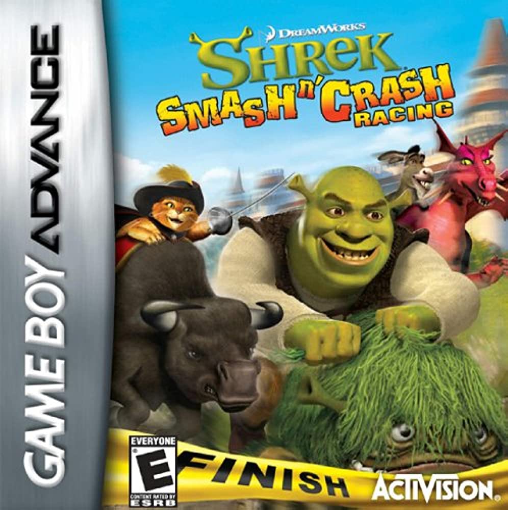 Shrek Smash and Crash Racing - Game Boy Advance Játékok