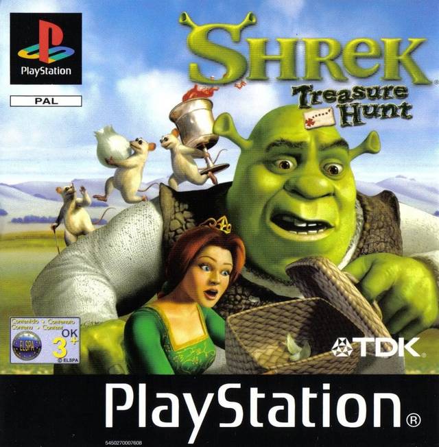 Shrek Treasure Hunt (repedt tok) - PlayStation 1 Játékok