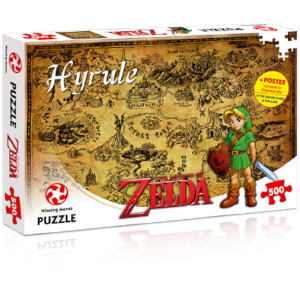 The Legend of Zelda Hyrule Field Puzzle 500db-os - Ajándéktárgyak Puzzle