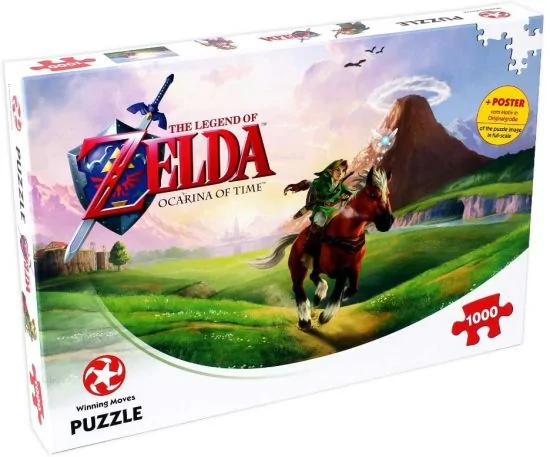 The Legend of Zelda Ocarina of Time Puzzle 1000db-os - Ajándéktárgyak Puzzle
