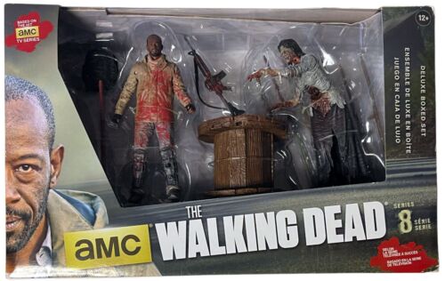 AMC The Walking Dead Morgan with Impaled Walker Deluxe Boxed Set - Figurák Akciófigurák