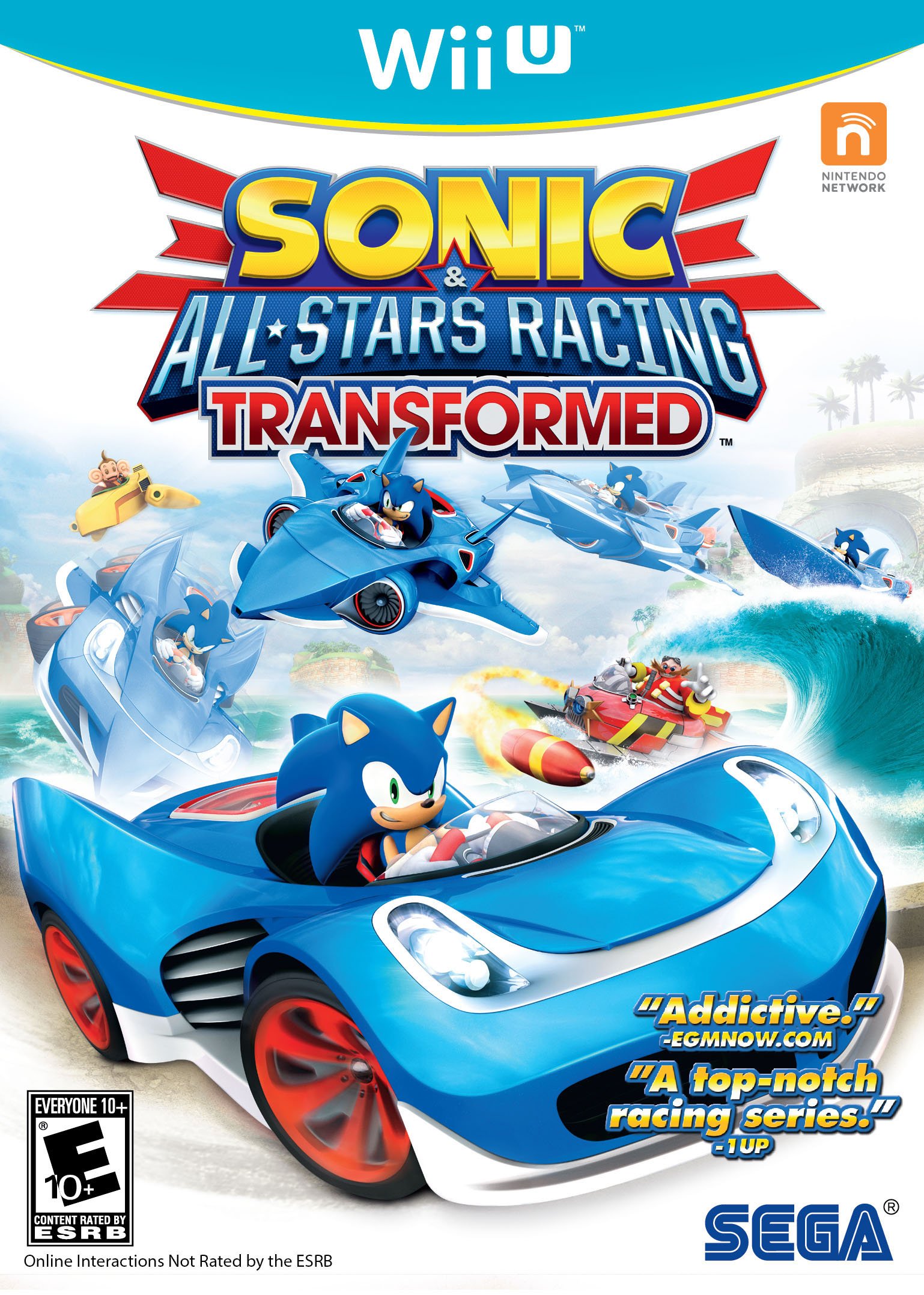 Sonic All Stars Racing Transformed - Nintendo Wii U Játékok
