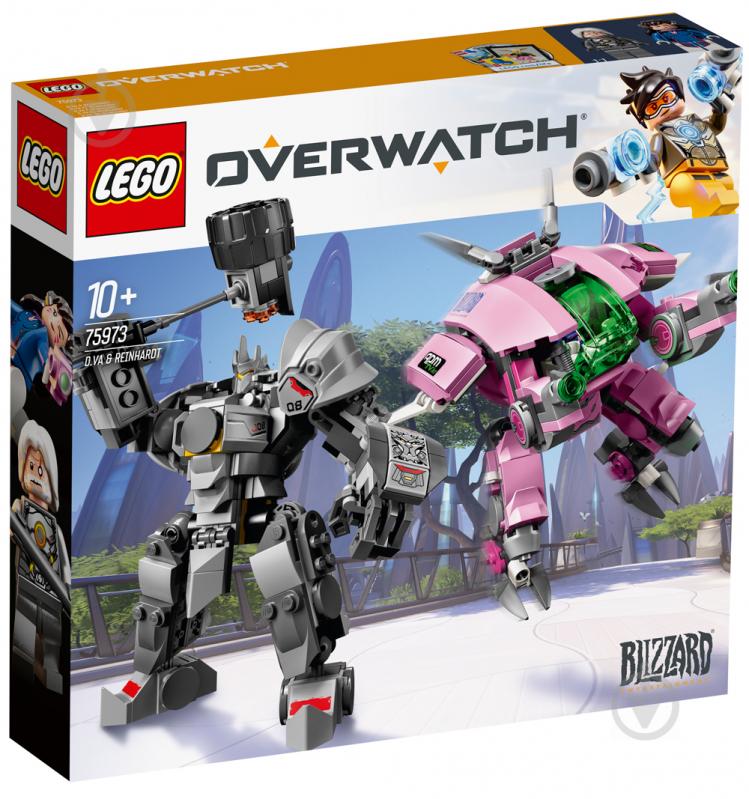 Lego Overwatch D Va and Reinhardt (75973) (Sérült doboz) - Figurák Lego
