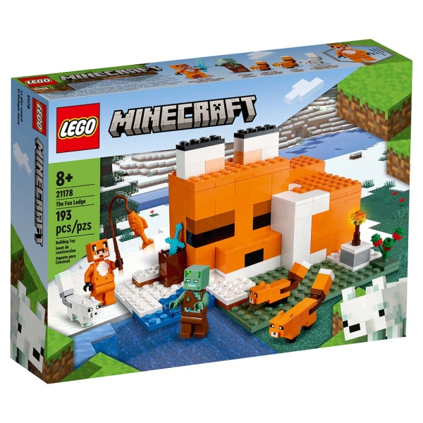Lego Minecraft The Fox Lodge (21178) - Figurák Lego