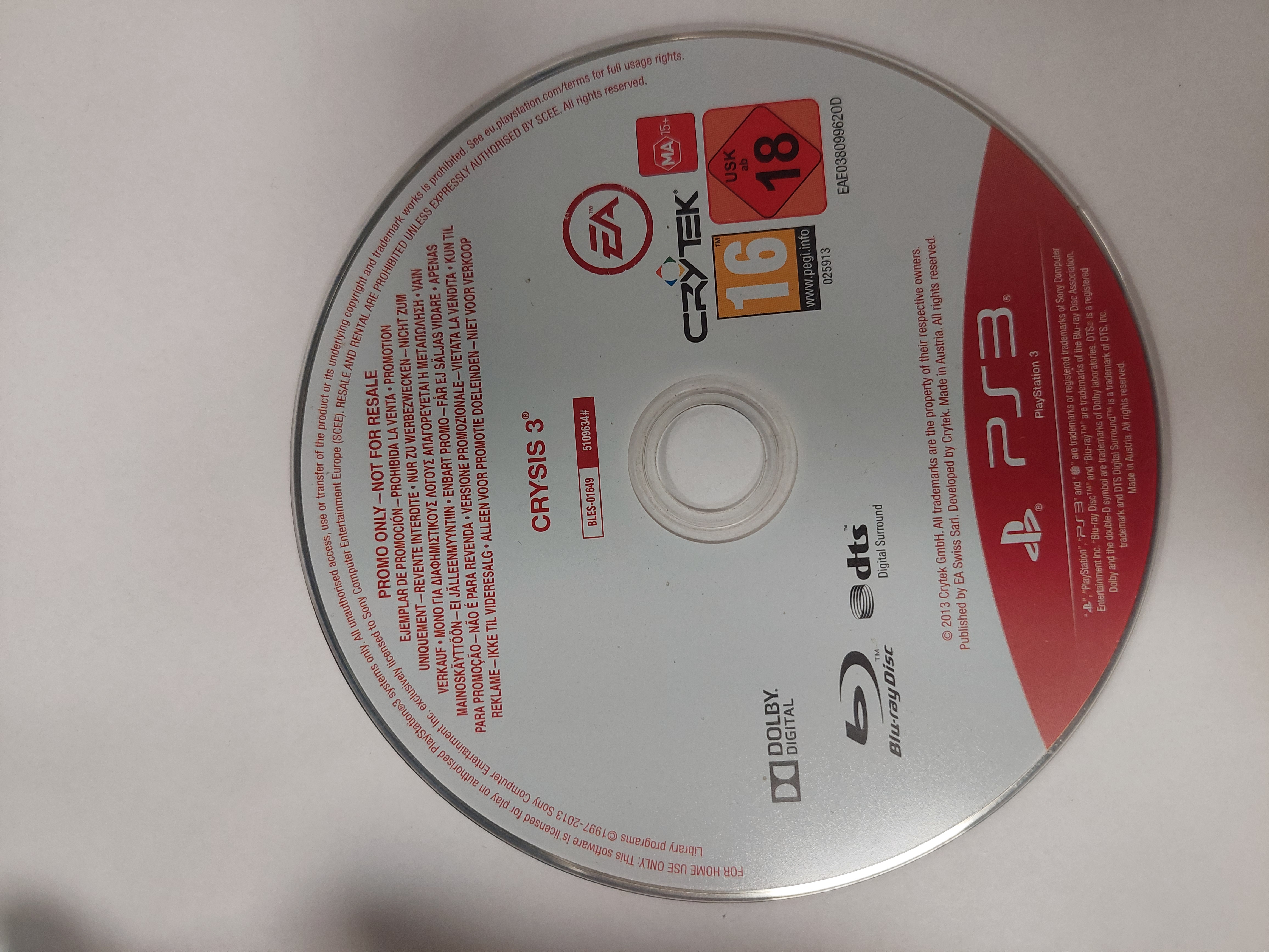 Crysis 3 Promo - PlayStation 3 Játékok