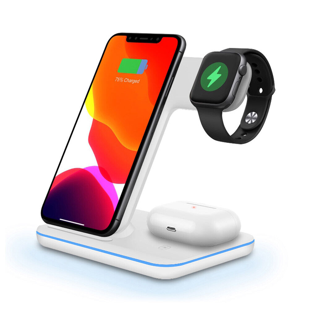 3in1 Wireless Charger 15W White