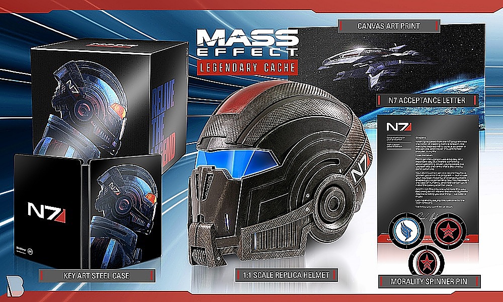 Mass Effect Legendary Cache (bontott doboz) - Figurák Special Edition