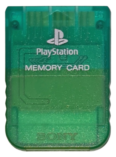 Sony Playstation 1 memóriakártya (Zöld)