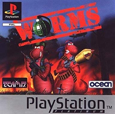 Worms (Elülső borító és kiskönyv nélkül) - PlayStation 1 Játékok
