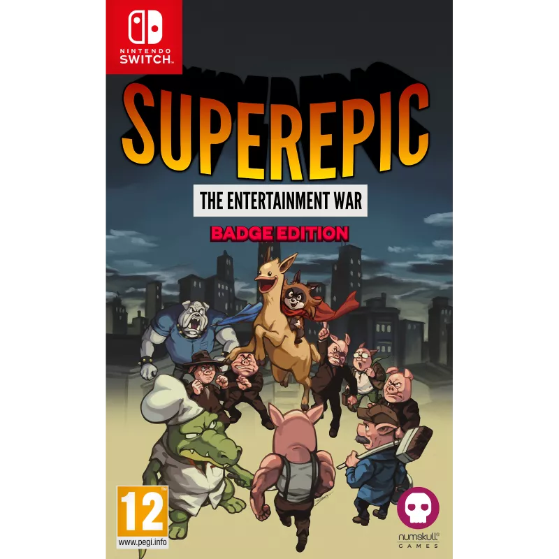 SuperEpic The Entertainment War Badge Edition (Játék nélkül) - Ajándéktárgyak Ajándéktárgyak