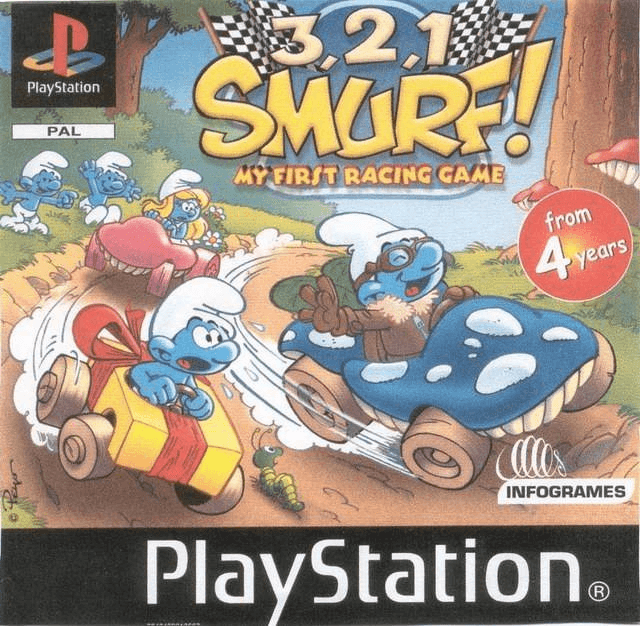3 2 1 Smurf My First Racing Game - PlayStation 1 Játékok