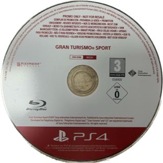 Gran Turismo Sport (Promo) - PlayStation 4 Játékok