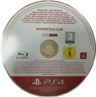 Motorcycle Club (Promo) - PlayStation 4 Játékok