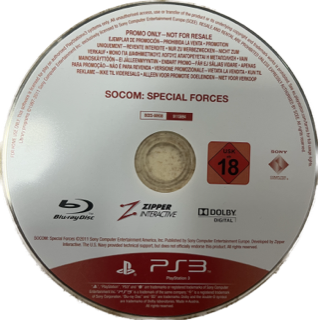 SOCOM Special Forces (Promo) - PlayStation 3 Játékok