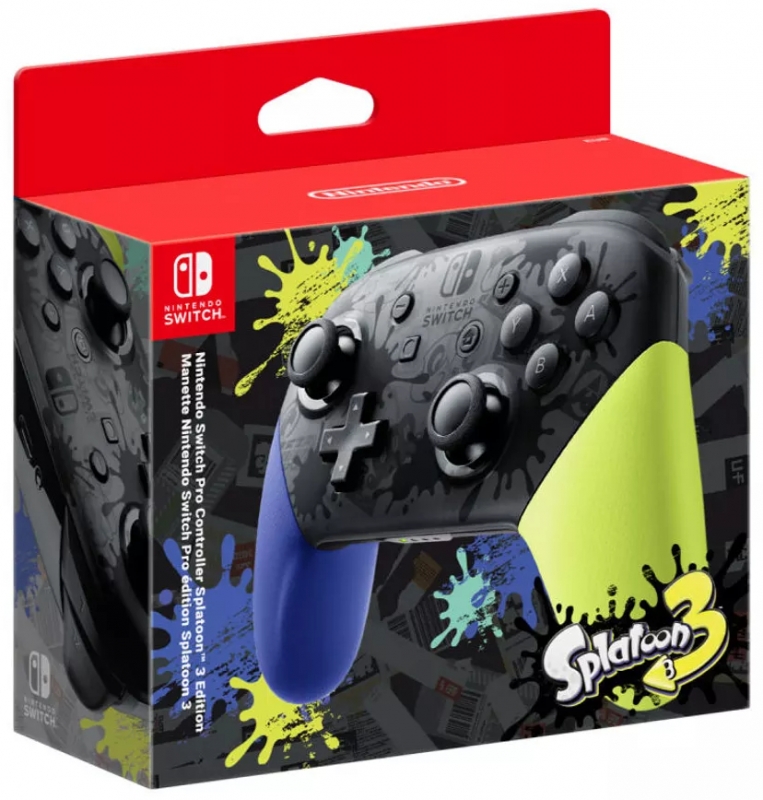 Nintendo Switch Pro Controller Splatoon 3 Edition (Refurbished/felújított)