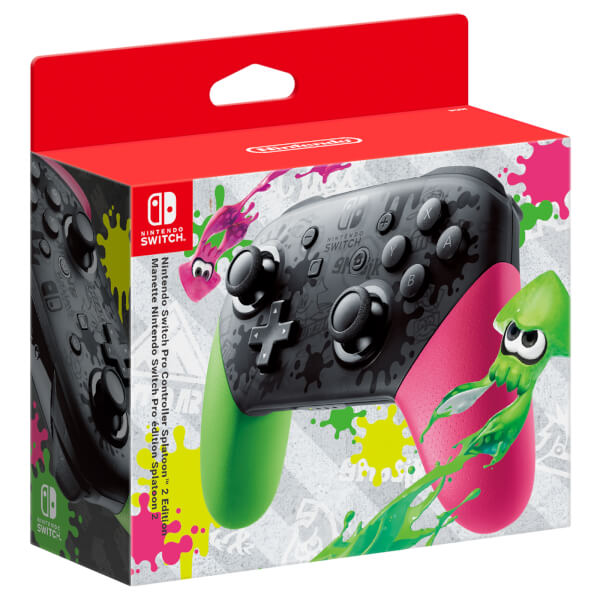 Nintendo Switch Pro Controller Splatoon 2 Edition (Refurbished/felújított) - Nintendo Switch Kontrollerek