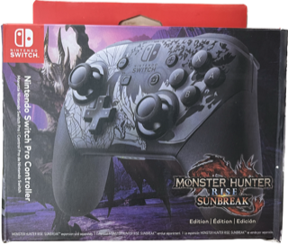 Nintendo Switch Pro Controller Monster Hunter Rise Sunbreak Edition (Refurbished/felújított) - Nintendo Switch Kontrollerek