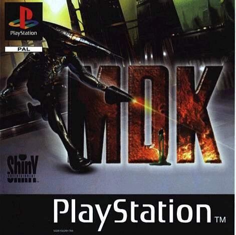 MDK (első, hátsó borító és kiskönyv nélkül) - PlayStation 1 Játékok