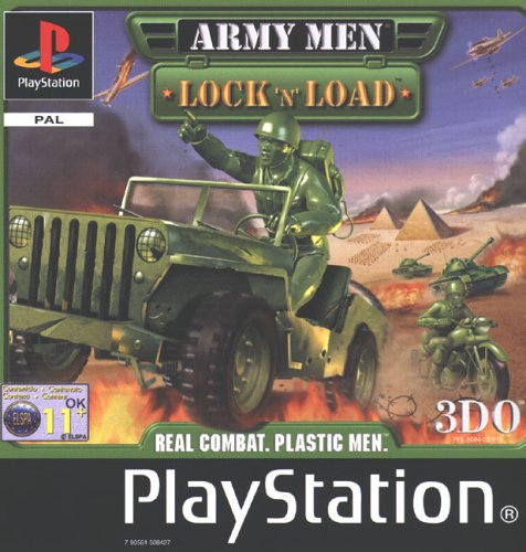 Army Men Lock N Load (kiskönyv és első borító nélkül) - PlayStation 1 Játékok