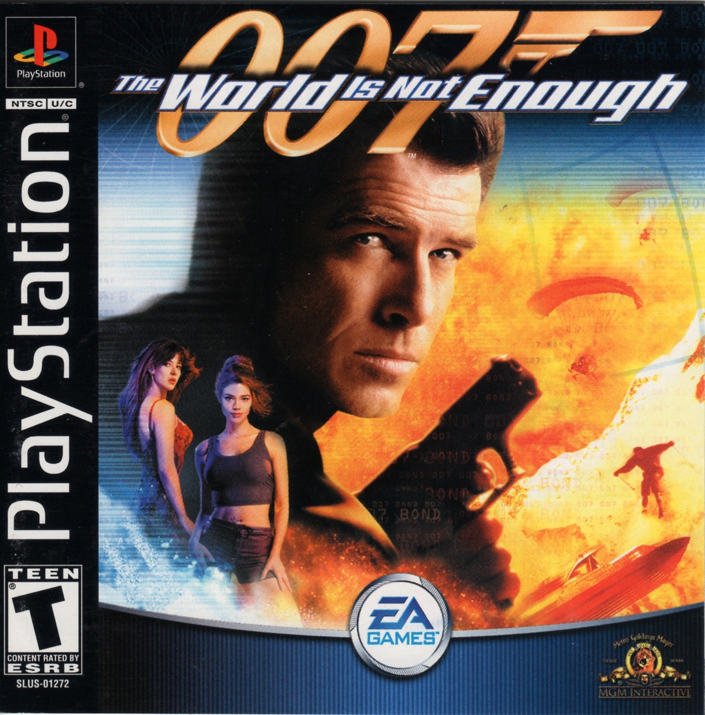 007 The World is Not Enough (Platinum, német, törött tok) - PlayStation 1 Játékok