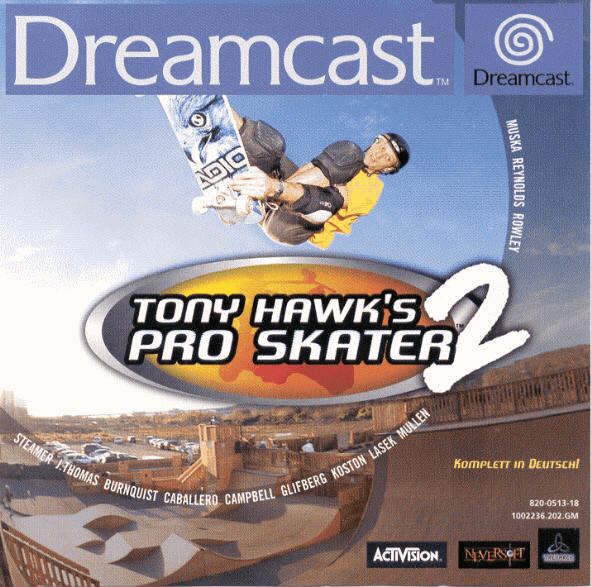 Tony Hawks Pro Skater 2 (Német) - SEGA Dreamcast Játékok