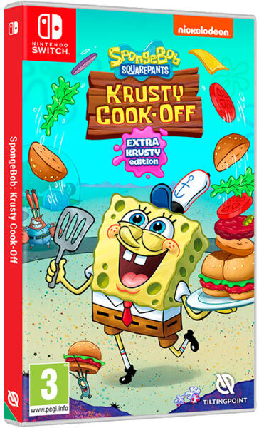 SpongeBob SquarePants Krusty Cook Off Extra Krusty Edition - Nintendo Switch Játékok