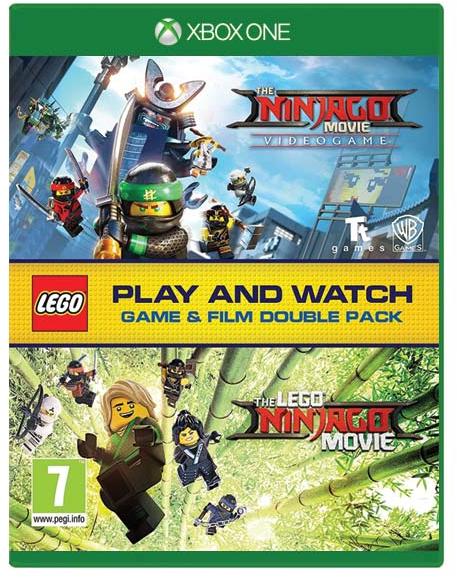 The LEGO Ninjago Movie Videogame Play and Watch Game and Film Double Pack