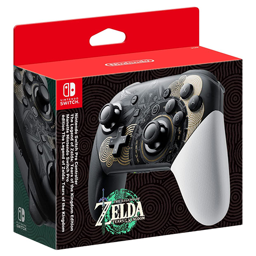 Nintendo Switch Pro Controller The Legend of Zelda Tears of the Kingdom Edition Szürke (Refurbished/felújított)
