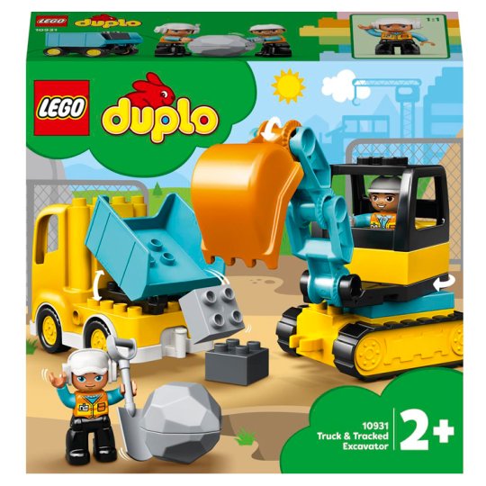  LEGO DUPLO Teherautó és lánctalpas exkavátor (10931)