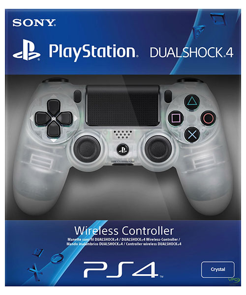 Playstation 4 Dualshock 4 V2 Wireless Controller Crystal
