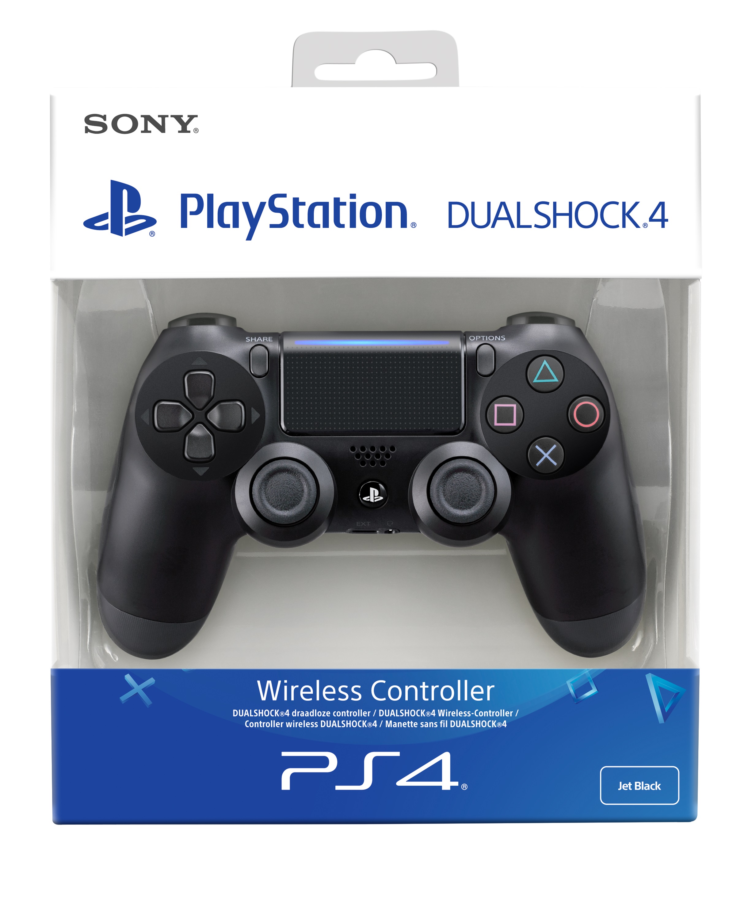 Sony Playstation 4 Dualshock 4 Wireless Controller V2 Jet Black