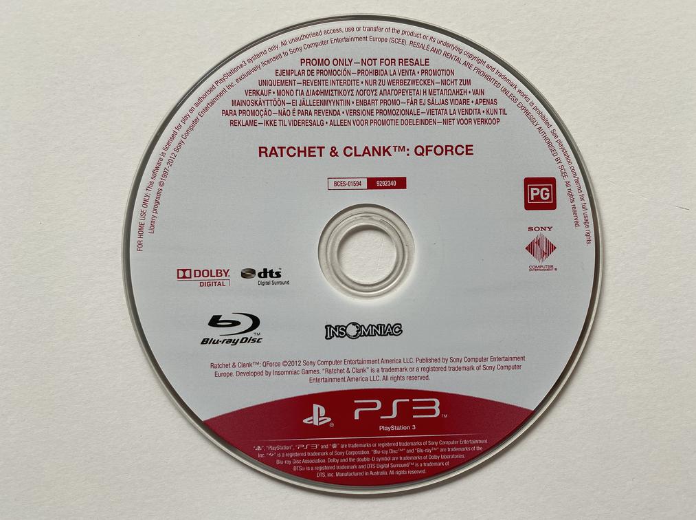 Ratchet and Clank Qforce (Promo) - PlayStation 3 Játékok