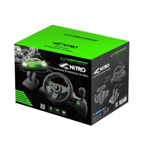 Esperanza Nitro Gaming Steering Wheel (PC / PS3)
