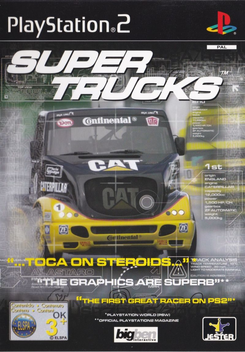 Super Trucks - PlayStation 2 Játékok