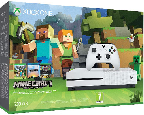 Microsoft Xbox One S 500 GB Slim Minecraft Story Mode Bundle (Ajándék 3 Hó Live Gold) - Xbox One Gépek