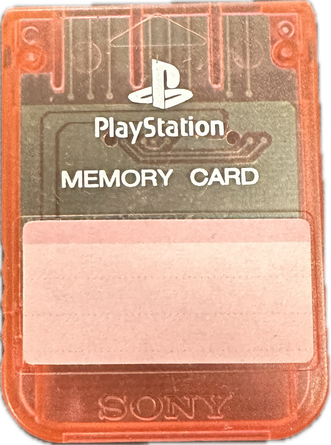 Sony Playstation 1 memóriakártya piros - PlayStation 1 Kiegészítők
