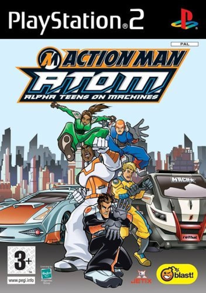 Action Man ATOM Alpha Teens on Machines - PlayStation 2 Játékok