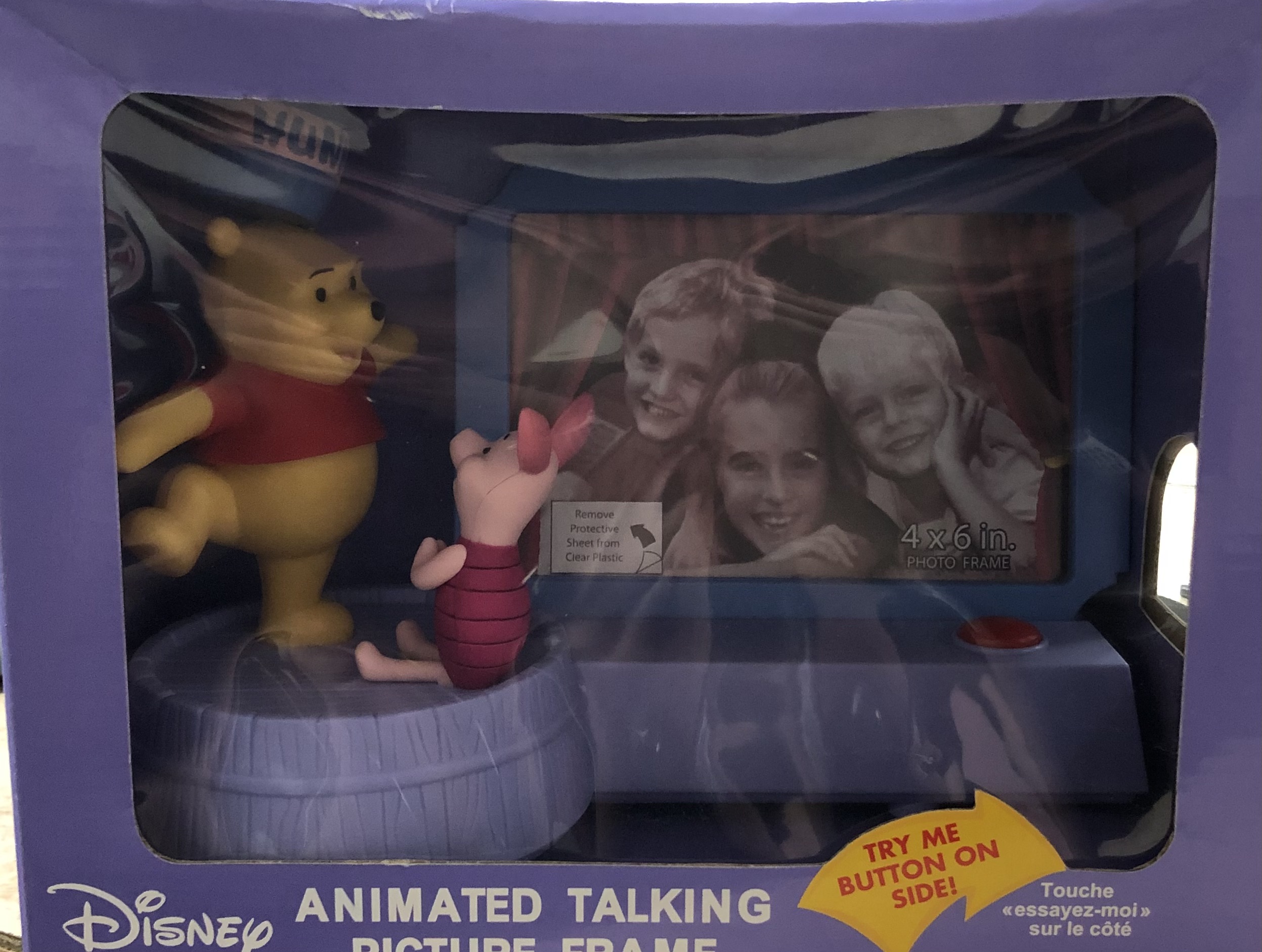 Disney Winnie the Pooh Musical Frame Animated Talking Picture Frame