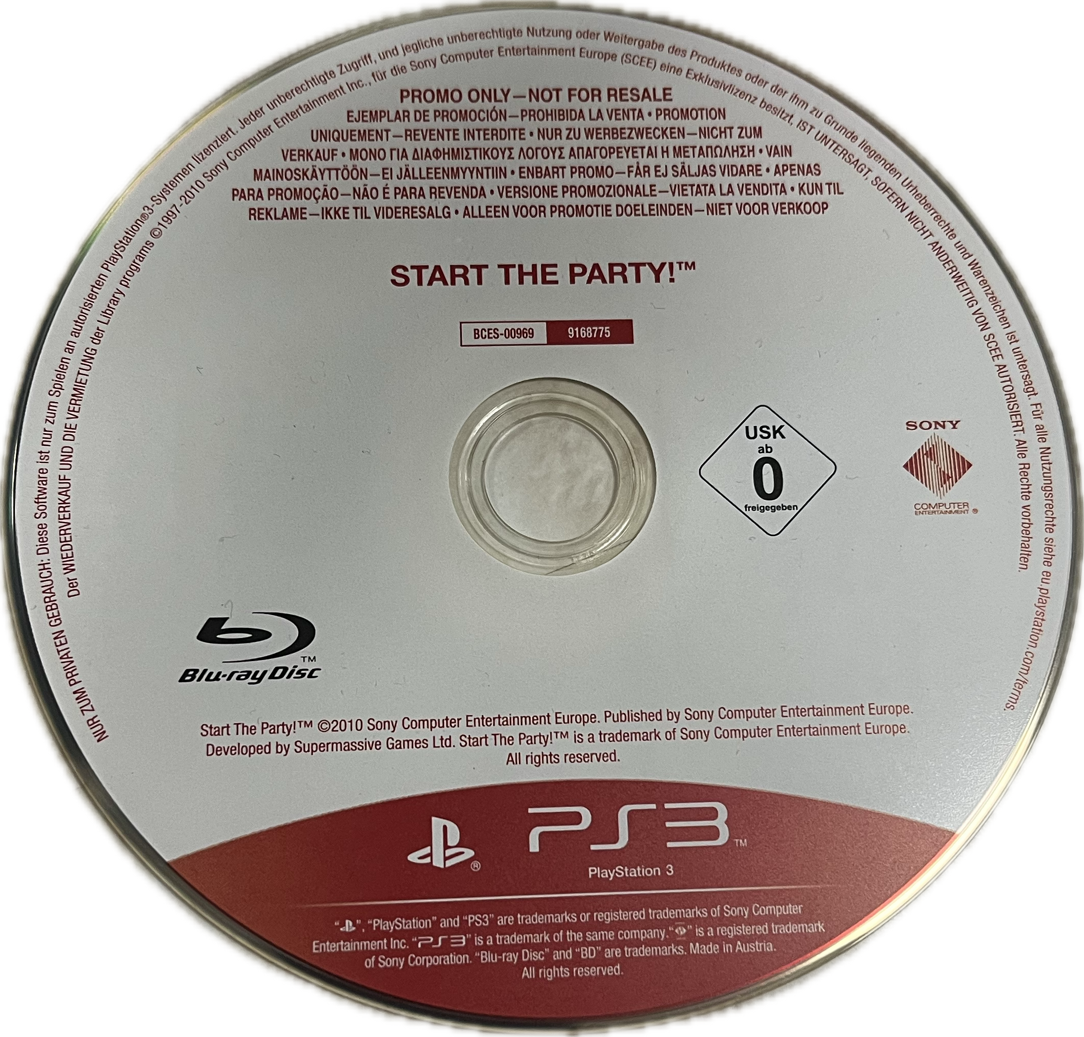 Start The Party (Promo) - PlayStation 3 Játékok