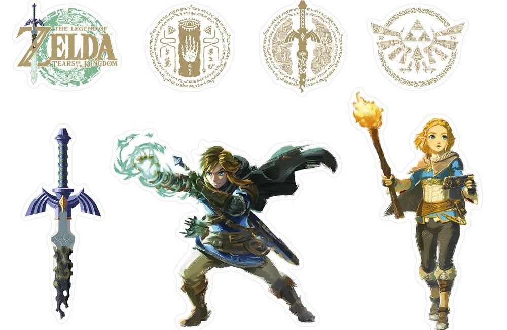 The Legend of Zelda Tears of the Kingdom Sticker Pack - Ajándéktárgyak Ajándéktárgyak