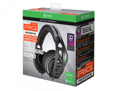 Plantronics RIG 400HX 3D Surround Sound (Xbox, PC)